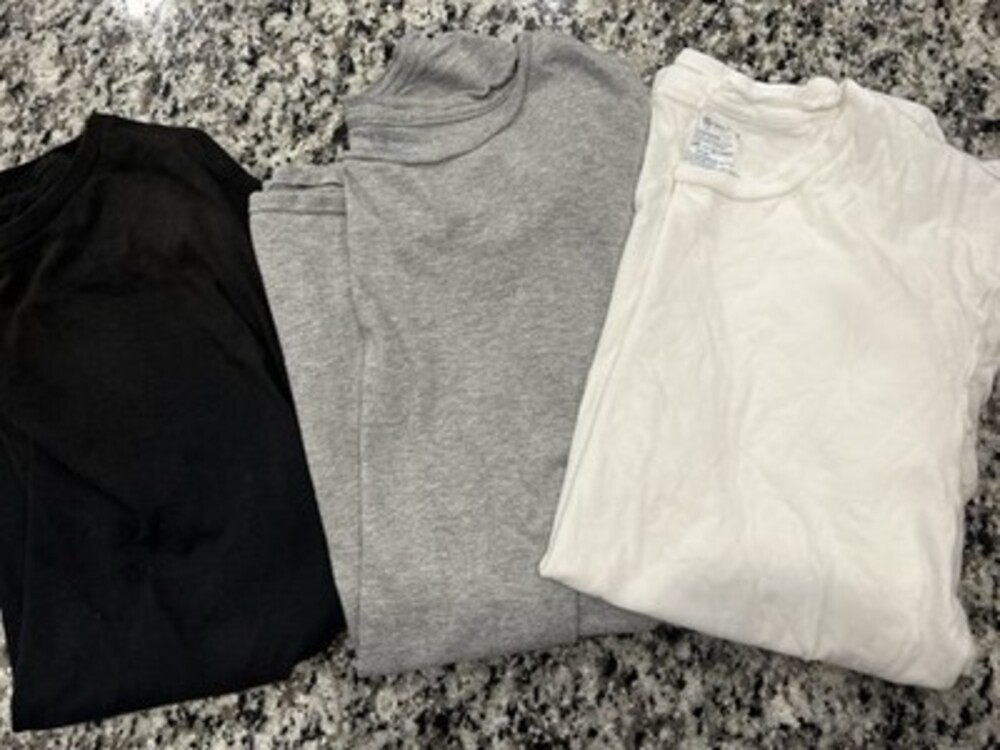 TOMMY HILFIGER Size Medium 38-40 Multi-Color 3-Pack Crew Neck T-shirts